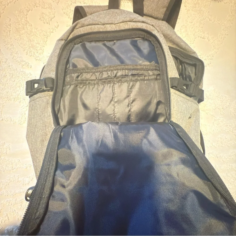 Gray Backpack by